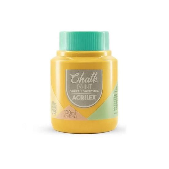 Tinta Chalk Paint Açafrão 849 100ml. Acrilex