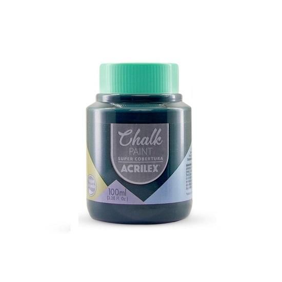 Tinta Chalk Paint Azul Industrial 874 100ml. Acrilex
