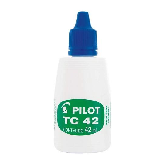 Tinta Para Carimbo Azul TC 42ml. Pilot
