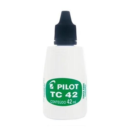 Tinta Para Carimbo Preto TC 42ml. Pilot