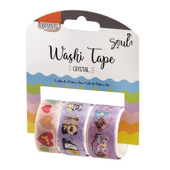 Washi Tape Crystal WT0450 BRW